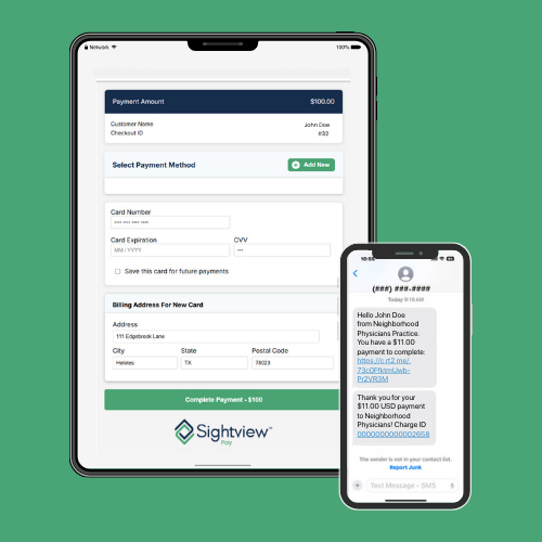 Sightview Pay - Text-to-Pay