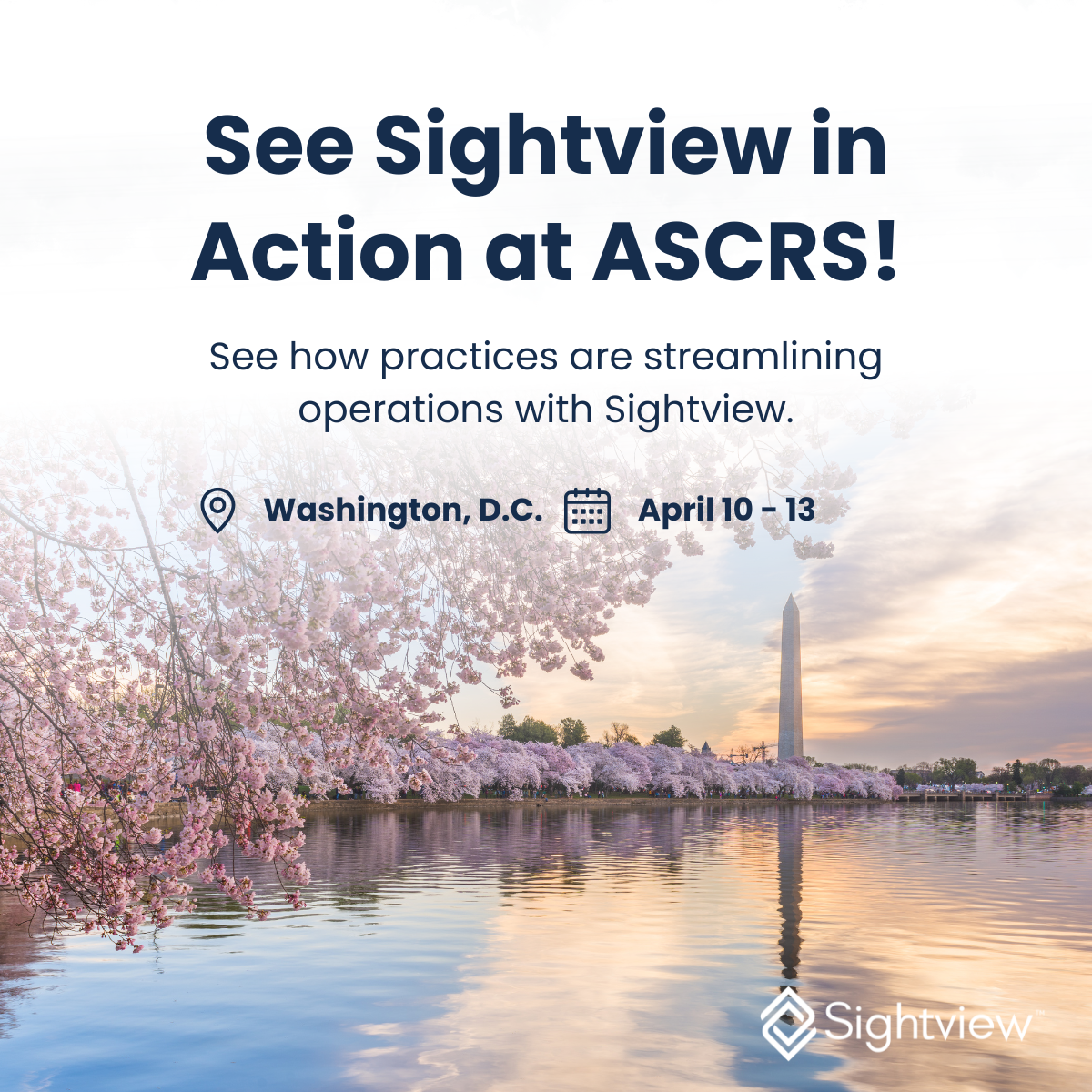 See Sightview in Action at ASCRS!
